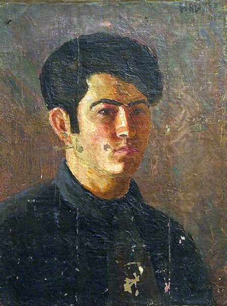 Autoportret. Nariman is 41. Oil, canvas, 36х47 см.